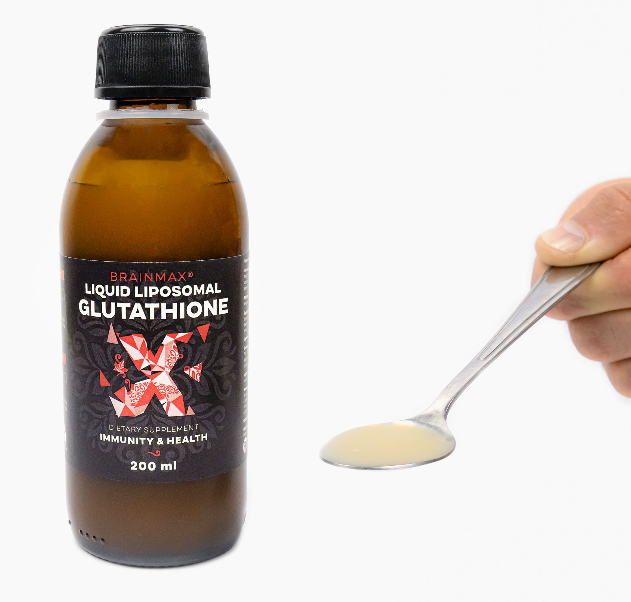 BrainMax Liposomal Glutathione, Tekutý lipozomální Glutathion, 200 ml Obrázek