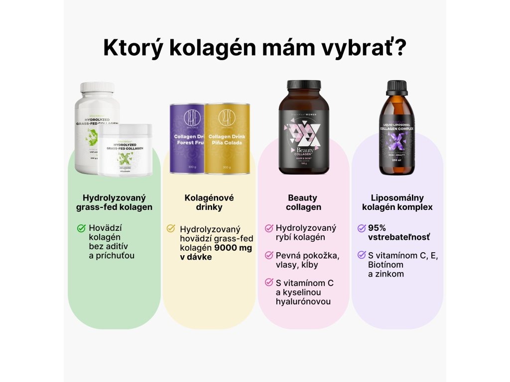 BrainMax Hydrolyzovaný Kolagen, Grass-fed Collagen, 400 g Obrázek