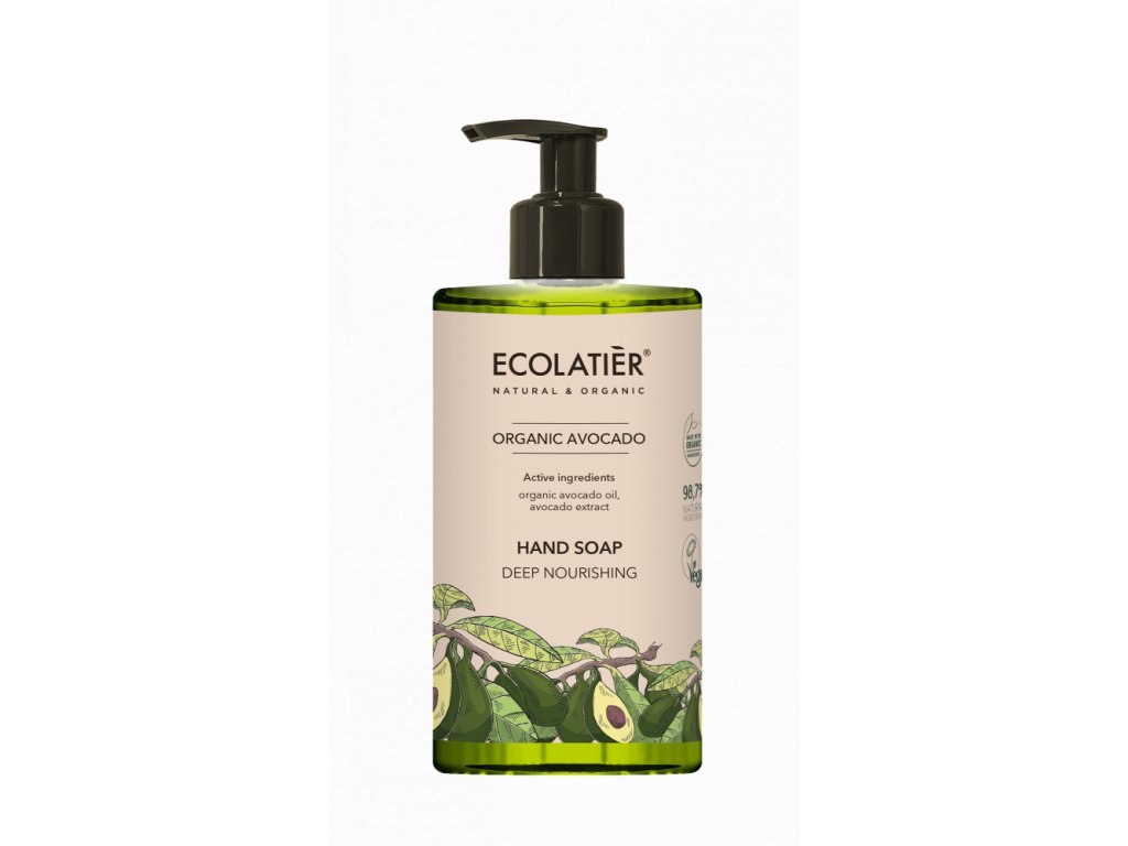 E-shop Ecolatiér - Tekuté mýdlo na ruce, avokádo, 460 ml