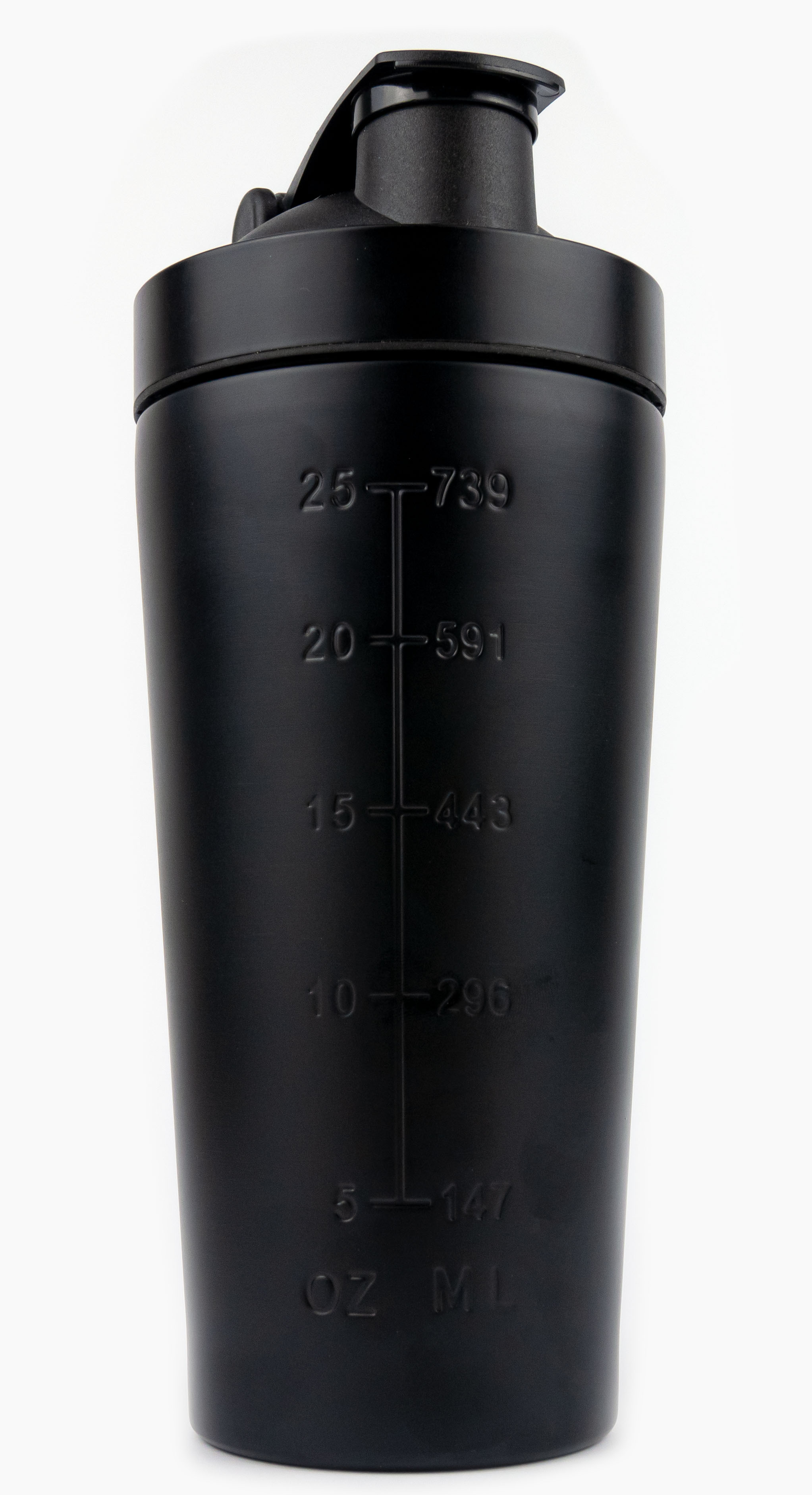 BrainMax Kovový shaker (šejkr), černý, 739 ml Obrázek