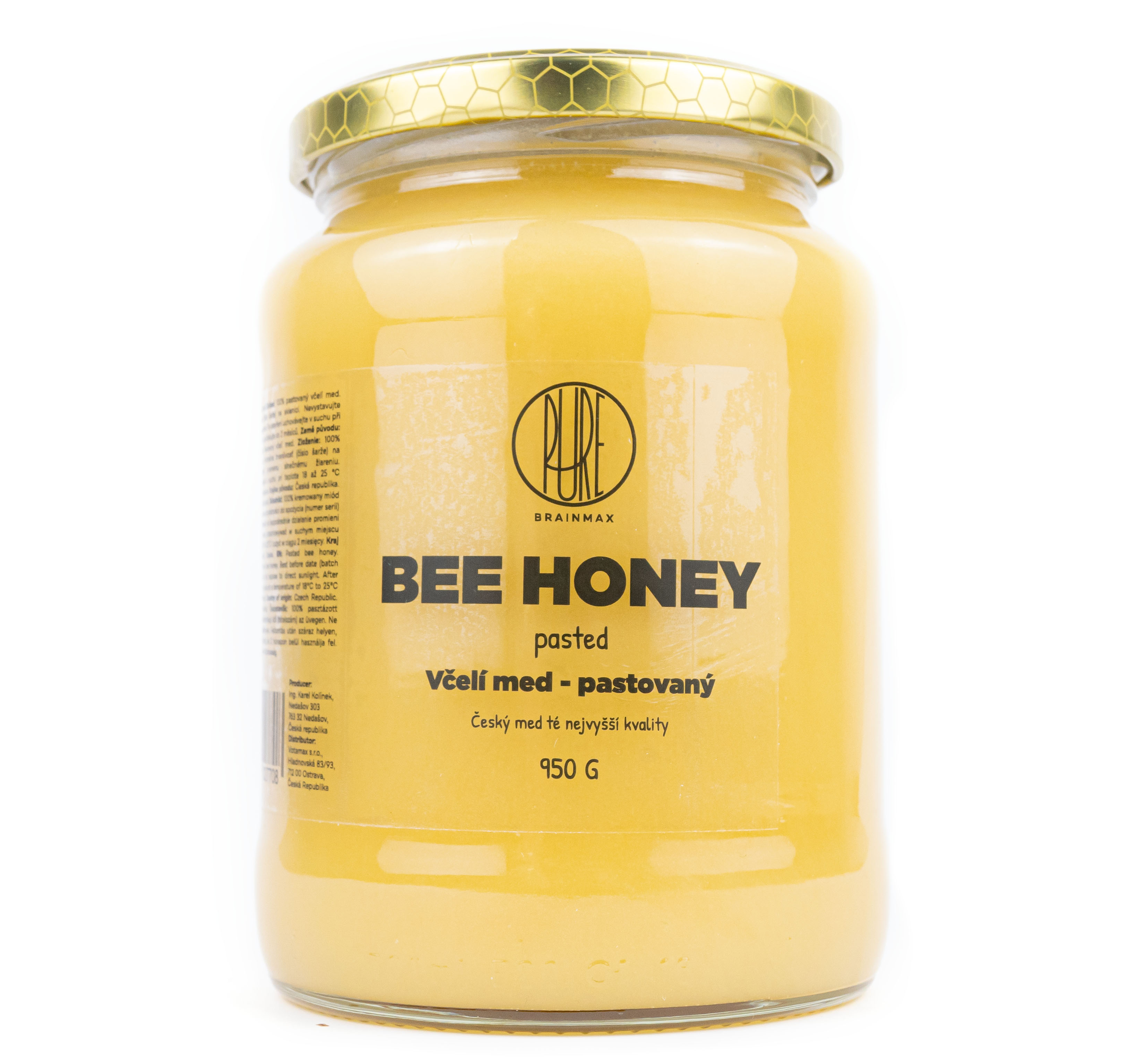 BrainMax Pure Včelí med pastovaný, 950 g Obrázek