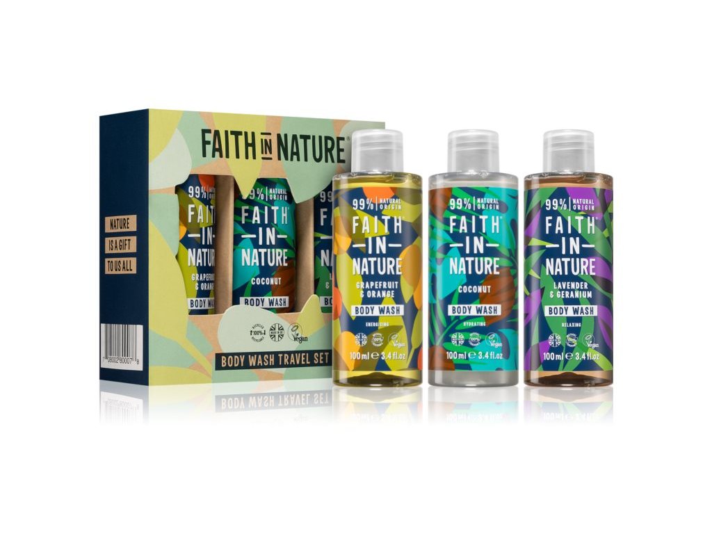 E-shop Faith in Nature - Dárková sada, cestovní balení, 3x100 ml