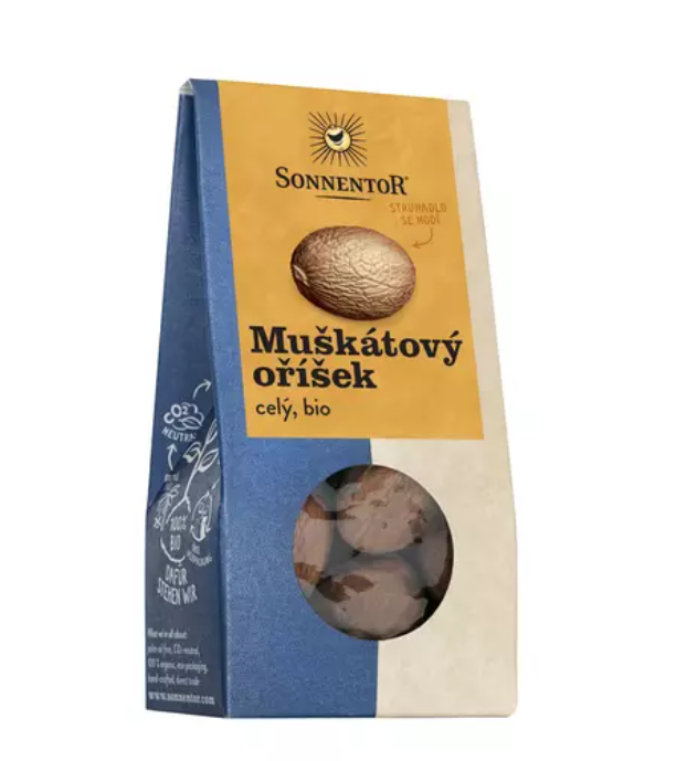 E-shop Sonnentor - Muškátový oříšek, celý, BIO, 25 g