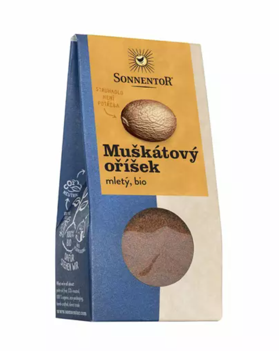 E-shop Sonnentor - Muškátový oříšek, mletý, BIO, 30 g