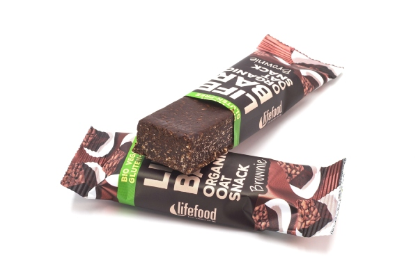 E-shop LifeFood - Tyčinka Lifebar Oat Snack brownie, BIO, 40 g