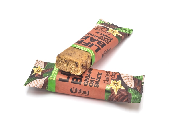 E-shop LifeFood - Tyčinka Lifebar Oat Snack s kousky čokolády, BIO, 40 g