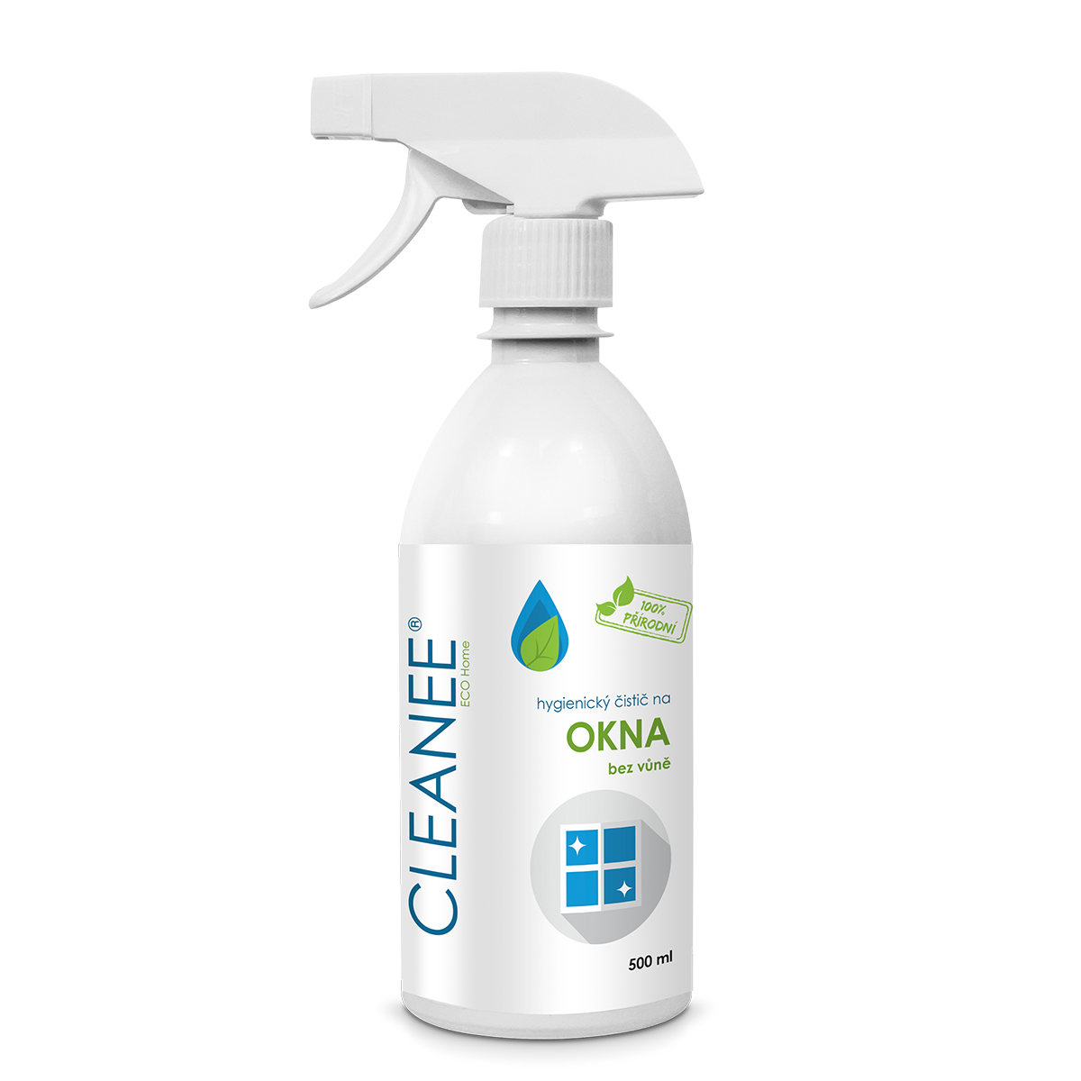 E-shop Cleanee ECO Home hygienický čistič na OKNA 500ml