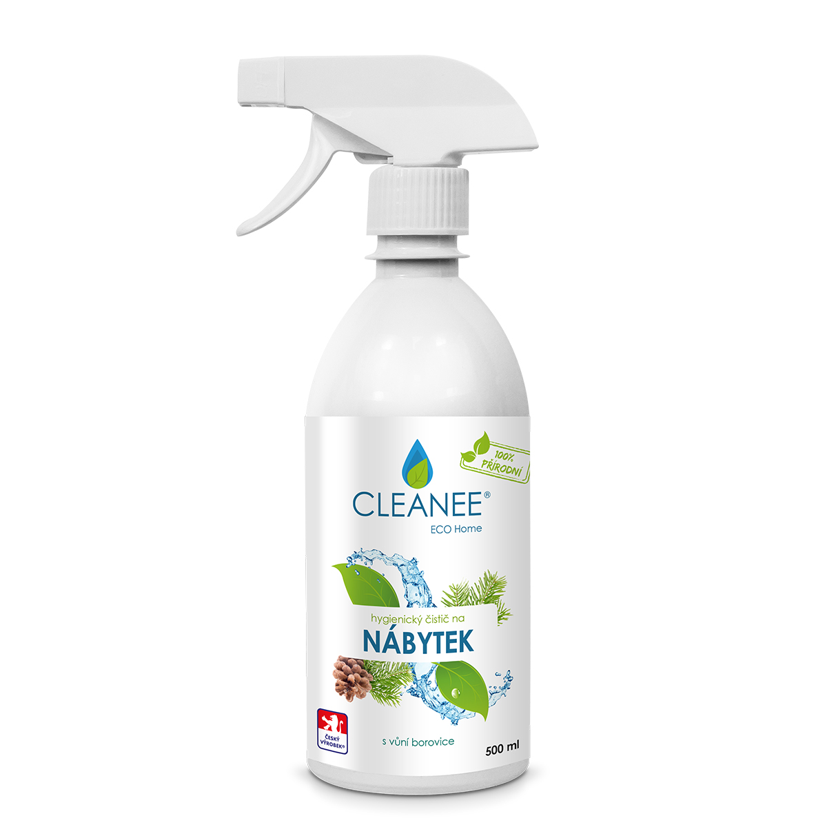 E-shop Cleanee ECO hygienický čistič na NÁBYTEK vůně borovice 500ml