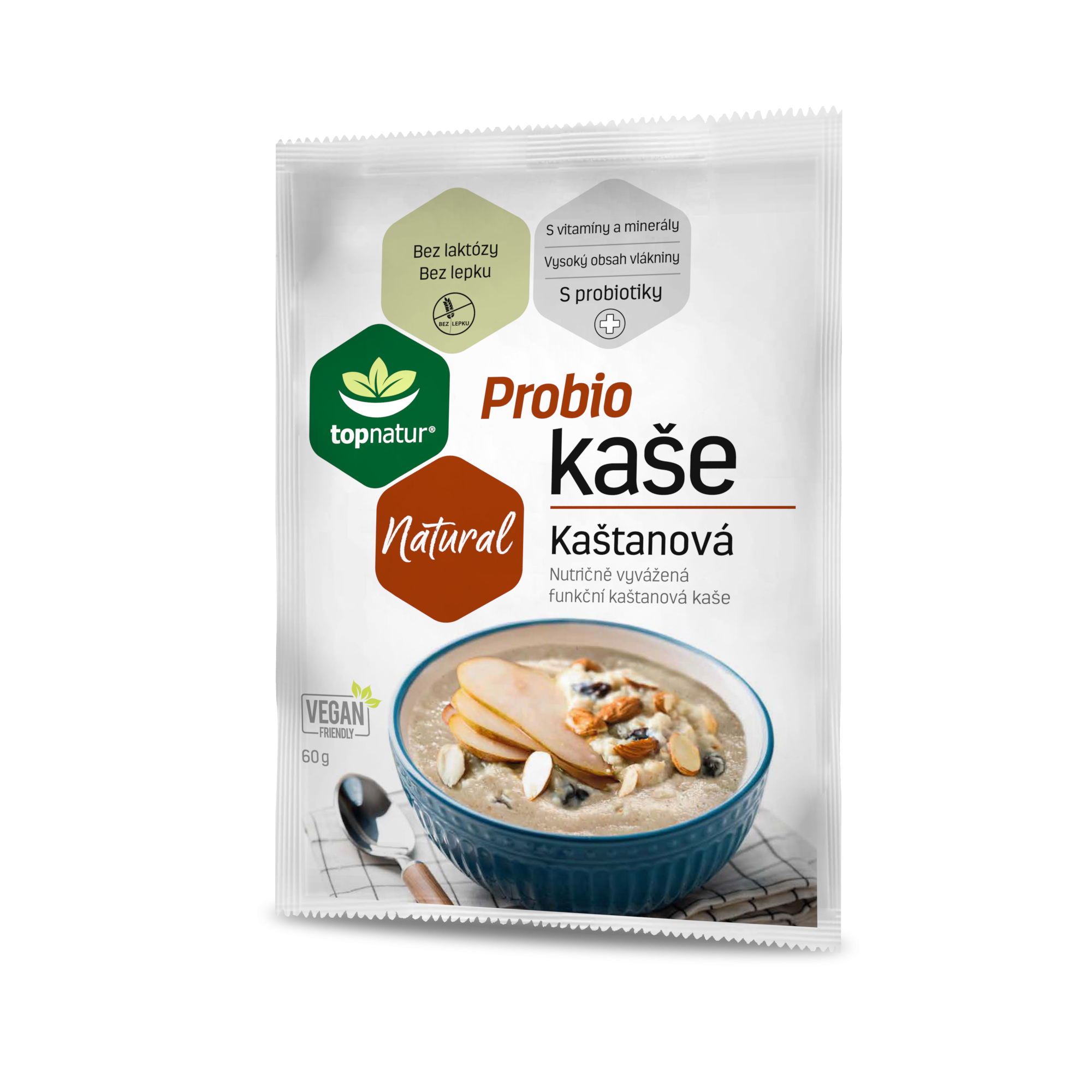 E-shop Topnatur - Probio kaše, Kaštanová, 60g