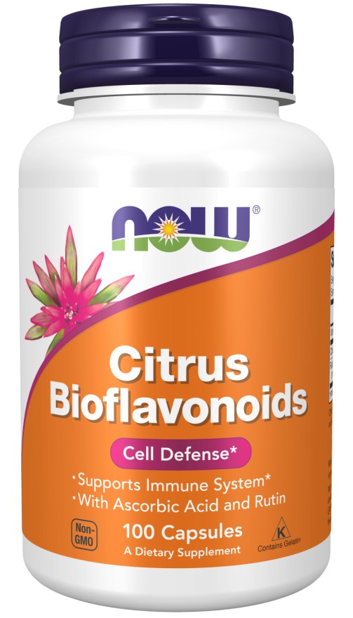 E-shop NOW® Foods NOW Citrus Bioflavonoids (citrusové bioflavonoidy) 700 mg, 100 kapslí