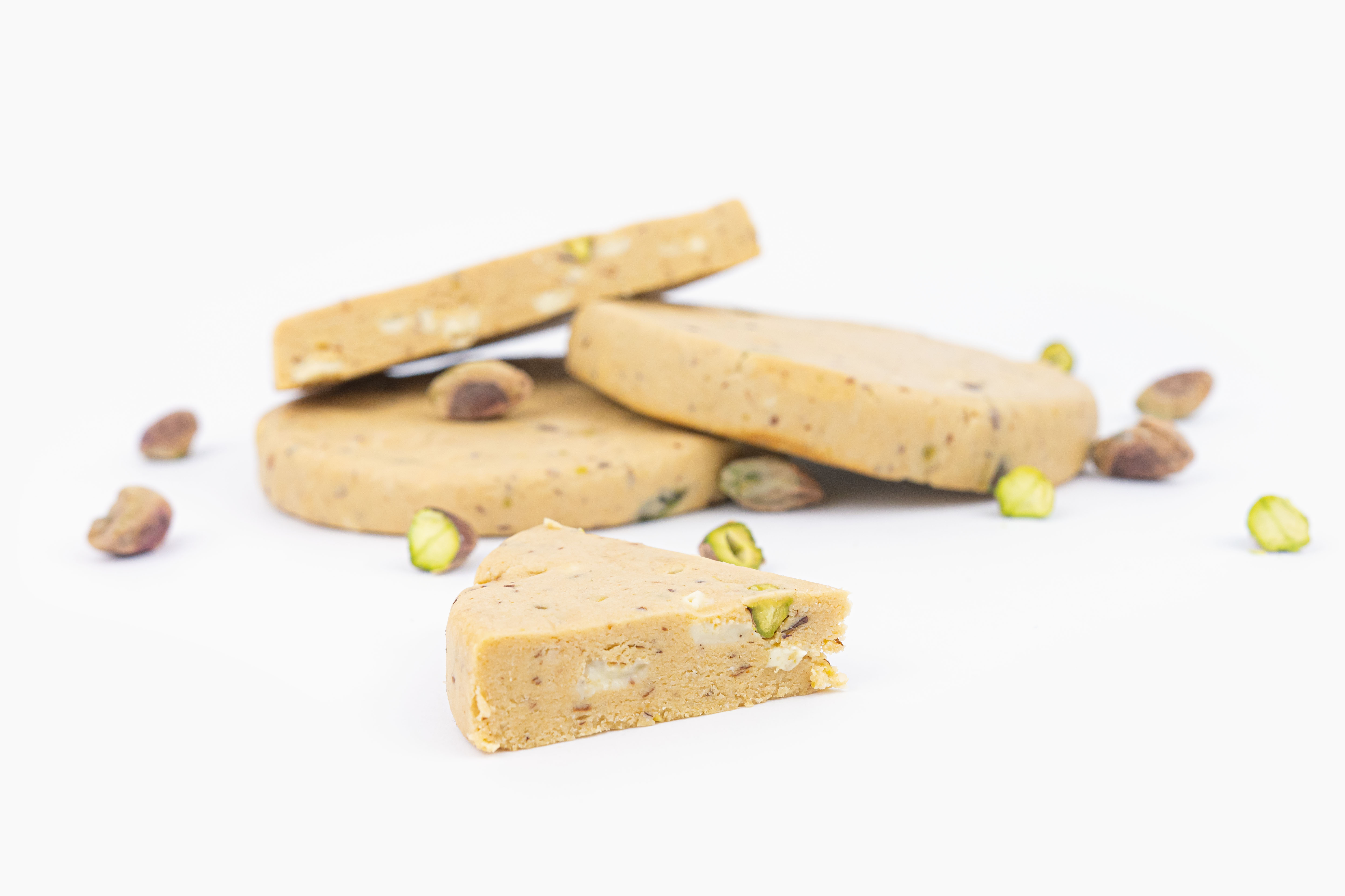 BrainMax Pure Protein Cookie - Pistácie & Bílá čokoláda, BIO, 100 g Obrázek