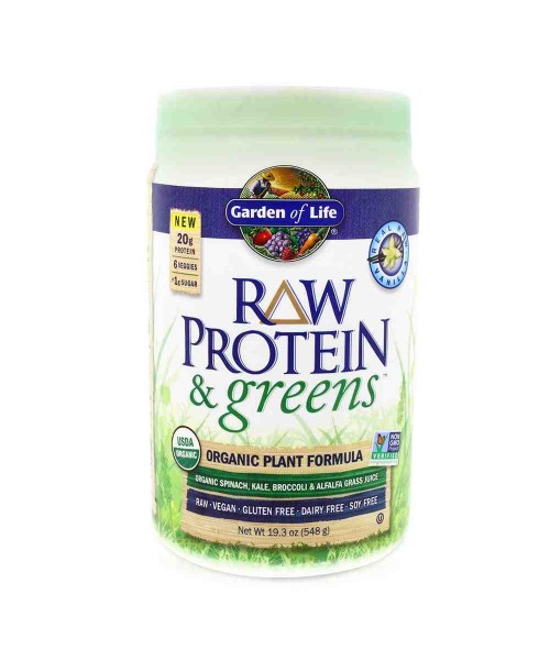 Garden of Life RAW Protein & Greens Organic - vanilkový 550 g
