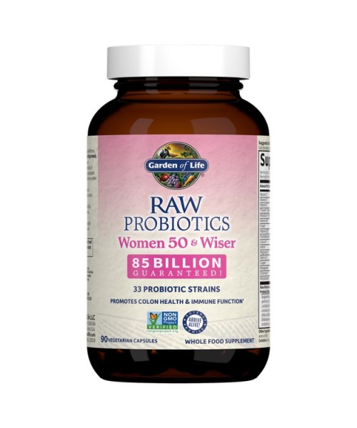 Garden of life RAW Probiotika pro ženy, 85mld. CFU, 32 probiotických kmenů, 90 rostlinných kapslí Obrázek