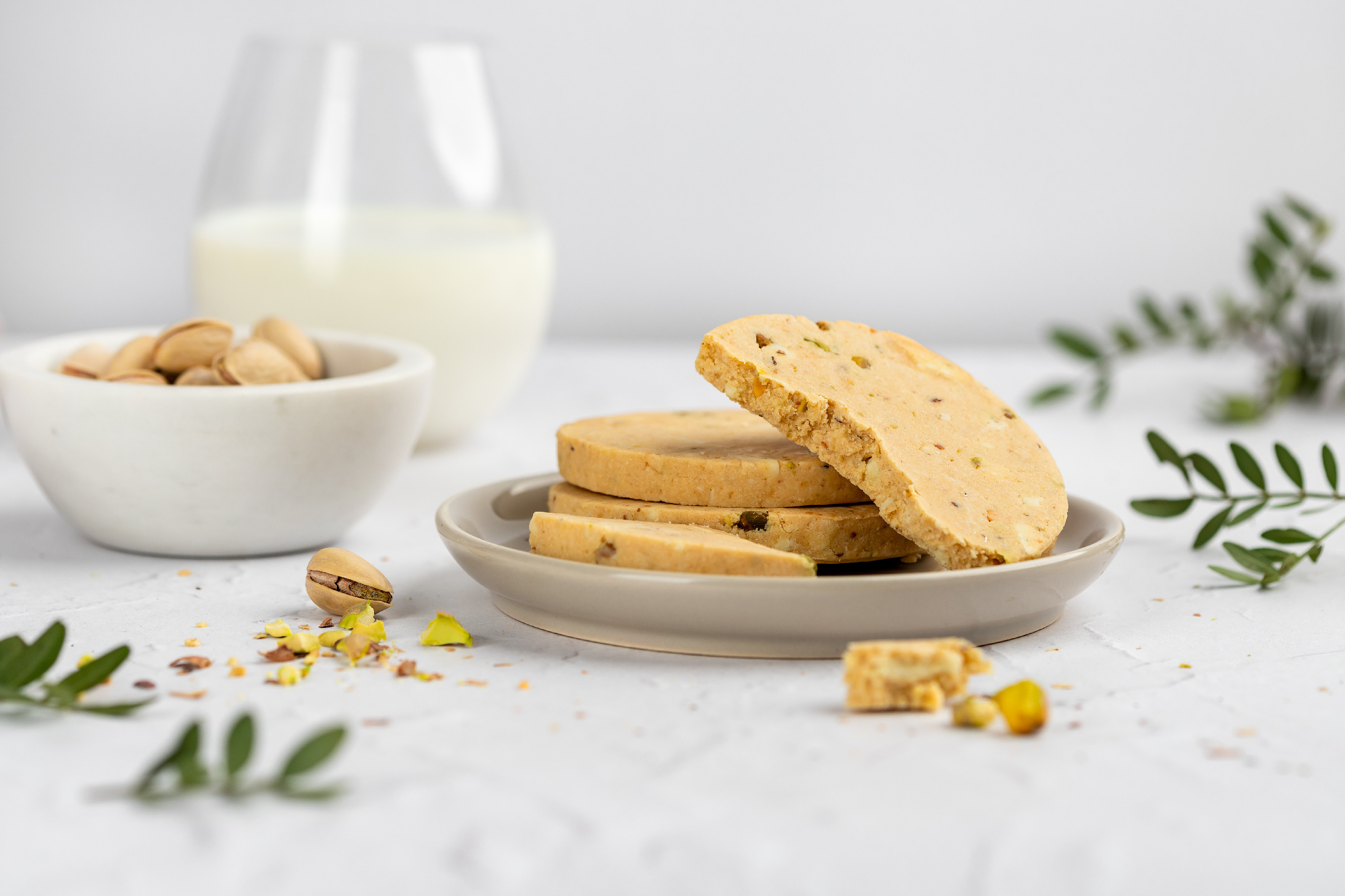 BrainMax Pure Protein Cookie - Pistácie & Bílá čokoláda, BIO, 60 g Obrázek