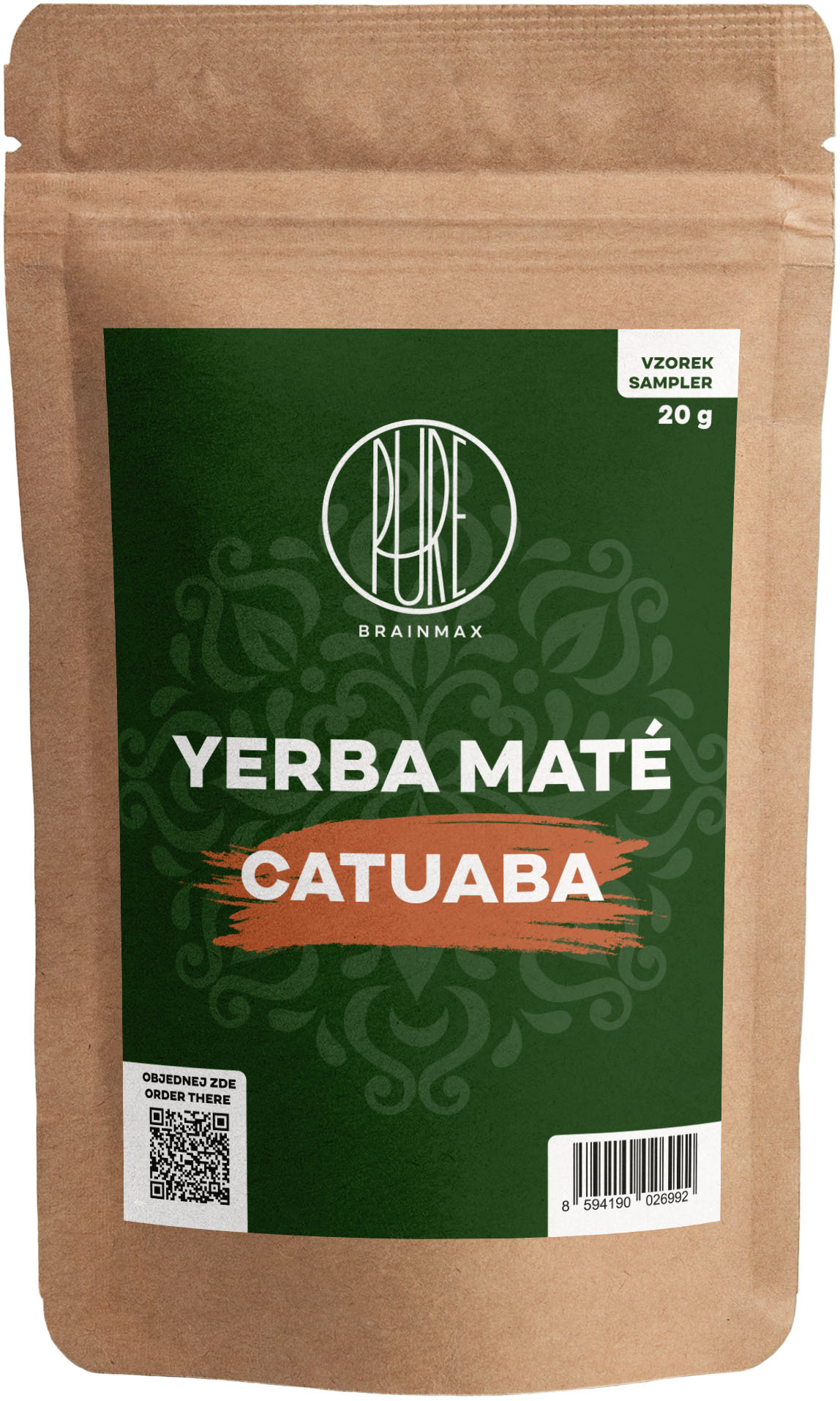 BrainMax Pure Yerba Maté, Catuaba, sampler 20 g