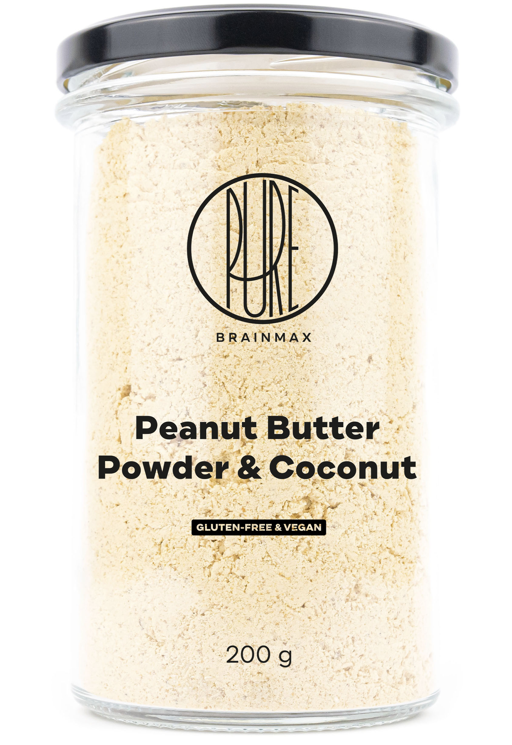 BrainMax Pure Arašídové máslo v prášku, Kokos, 200 g Obrázek