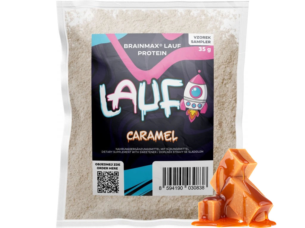 BrainMax LAUF Protein, nativní syrovátkový protein, 35 g Příchuť: Vanilka Obrázek