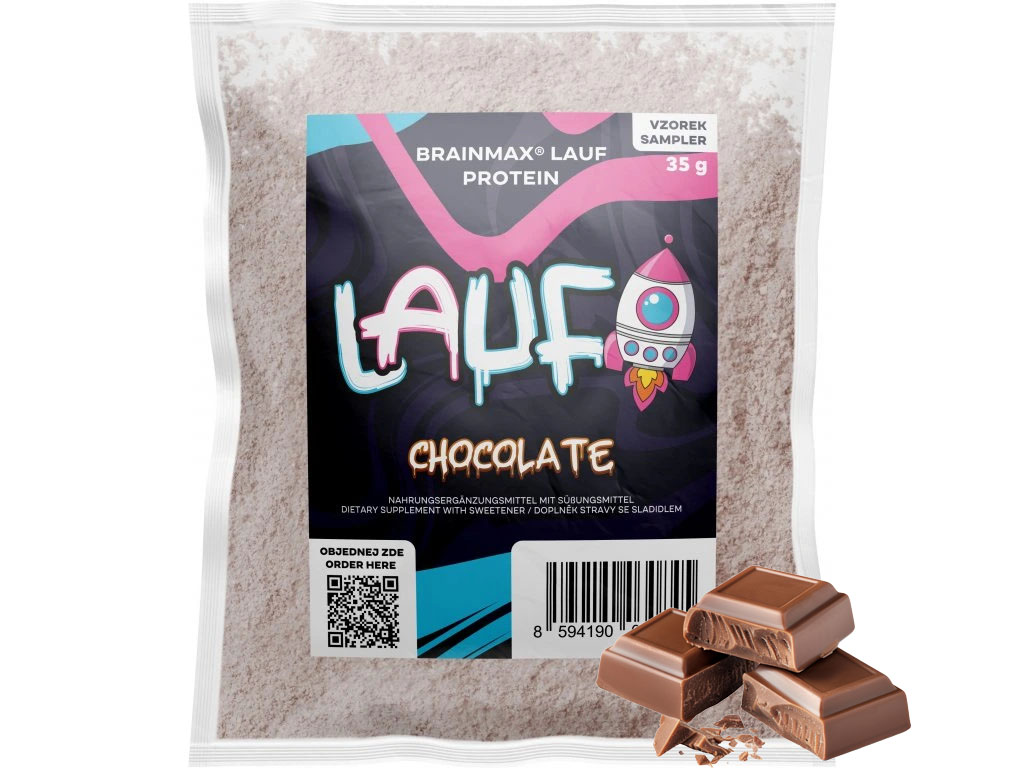 BrainMax LAUF Protein, nativní syrovátkový protein, 35 g Příchuť: Vanilka Obrázek