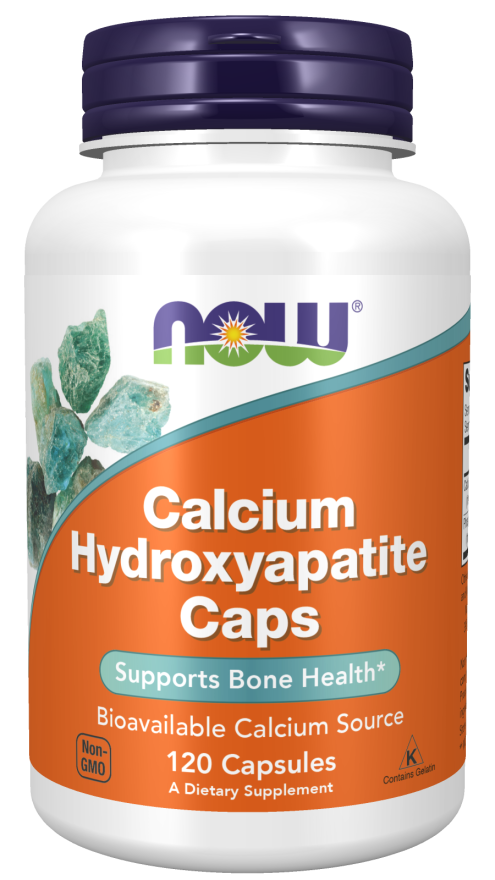 Now® Foods NOW Calcium Hydroxyapatite, (vápník, hydroxyapatit vápenatý), 120 kapslí Obrázek