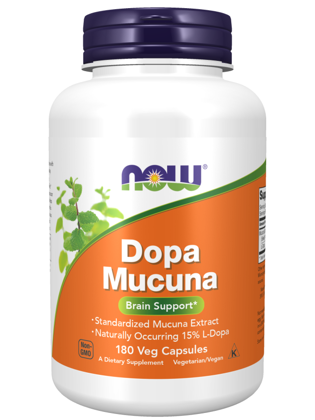 Now® Foods NOW DOPA Mucuna, 180 rostlinných kapslí Obrázek