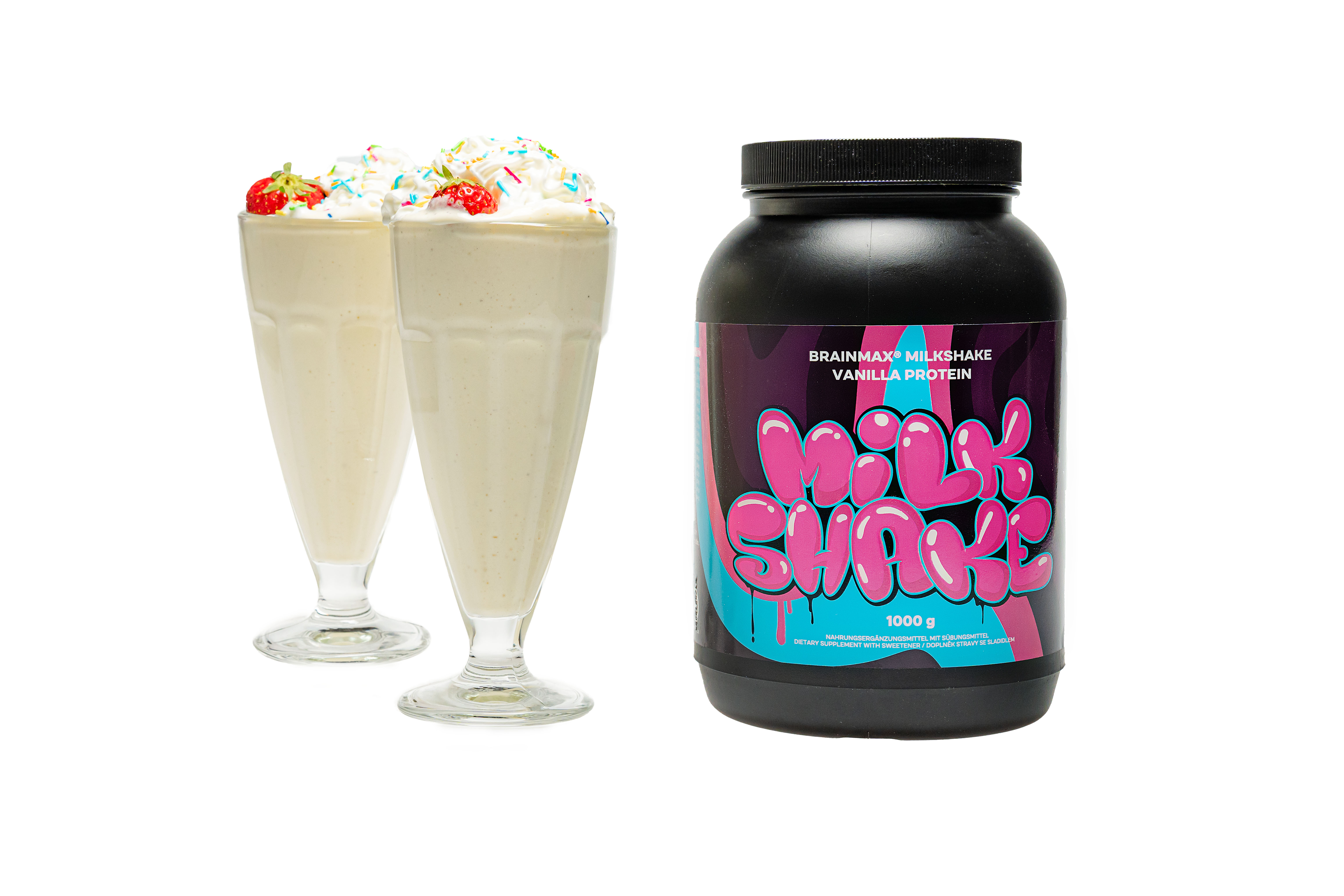 BrainMax Milkshake Protein, 35 g Příchuť: Vanilka Obrázek