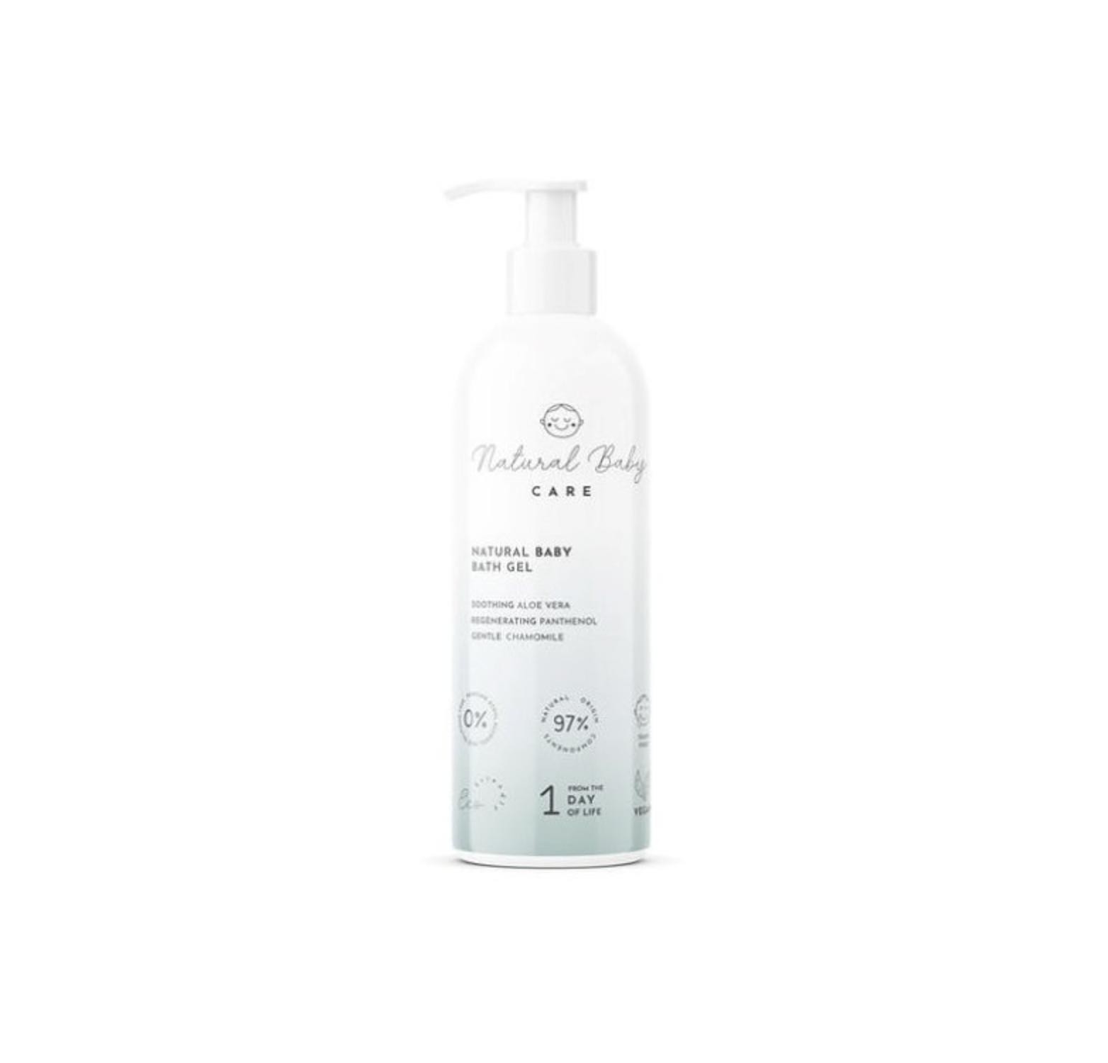 Natural Baby CARE - Dětský mycí a koupelový gel, 200 ml