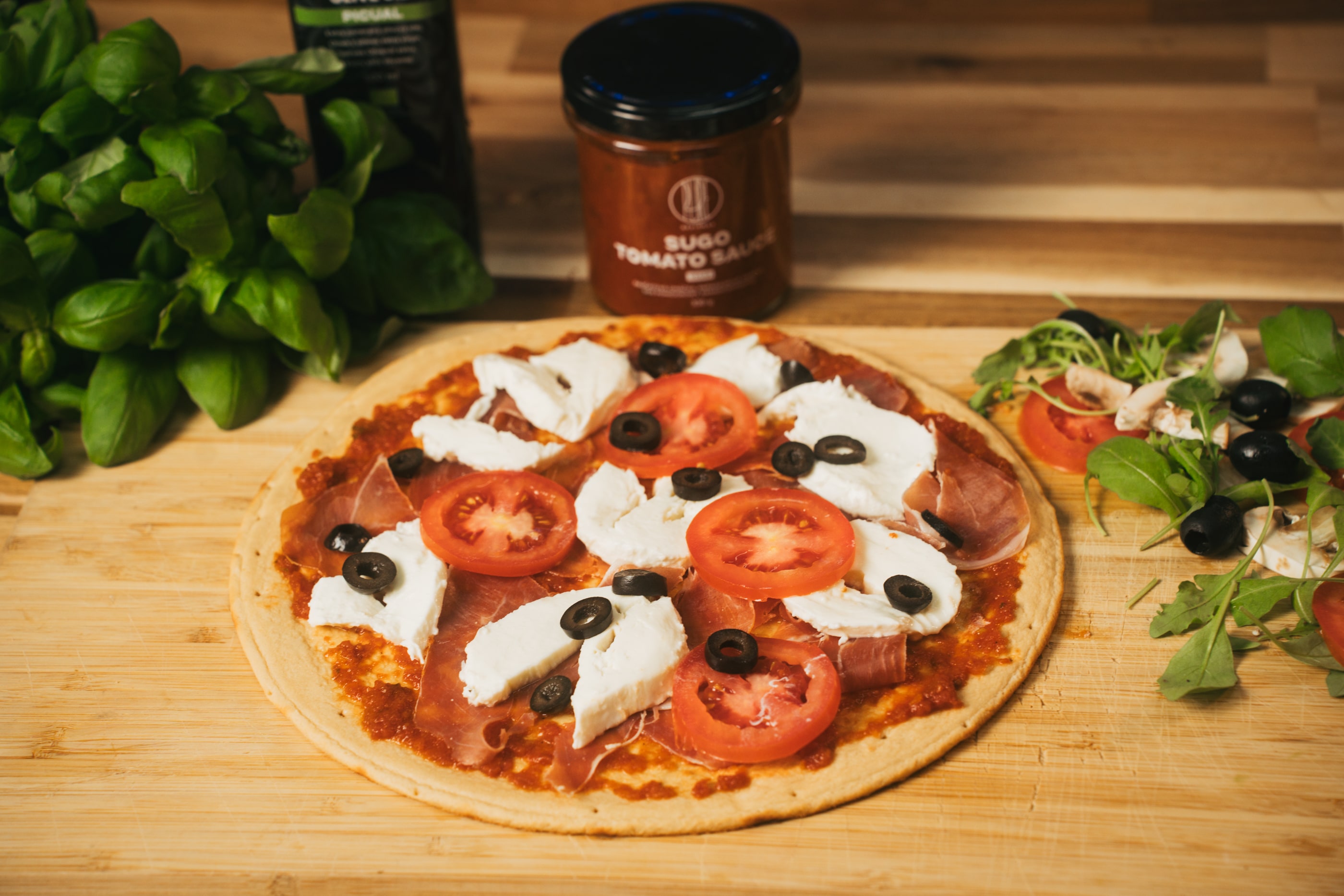 BrainMax Pure Protein Pizza Base, BIO, 200 g Obrázek