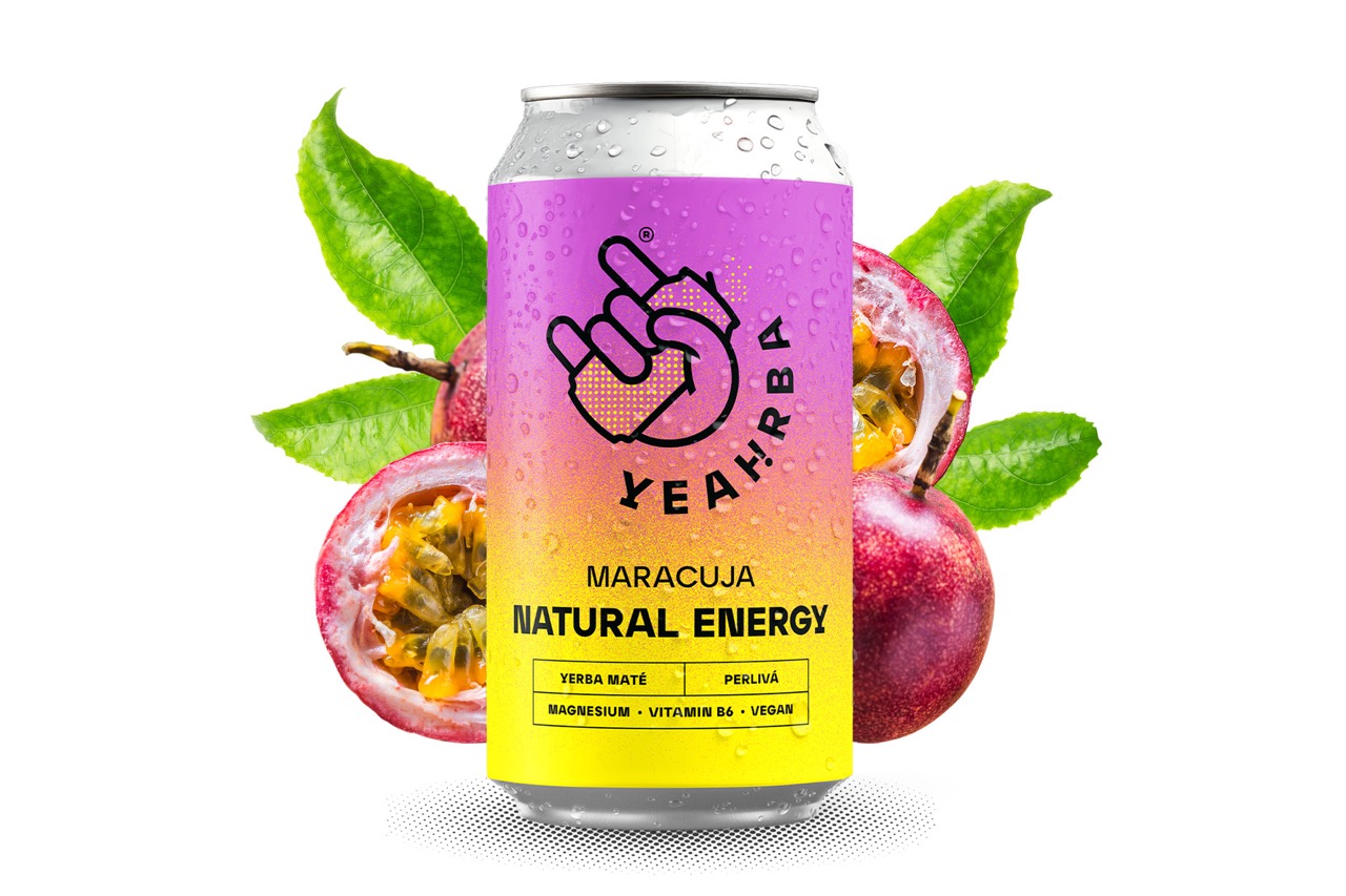 Yeahrba - Maracuja Sycená, 330 ml Kép