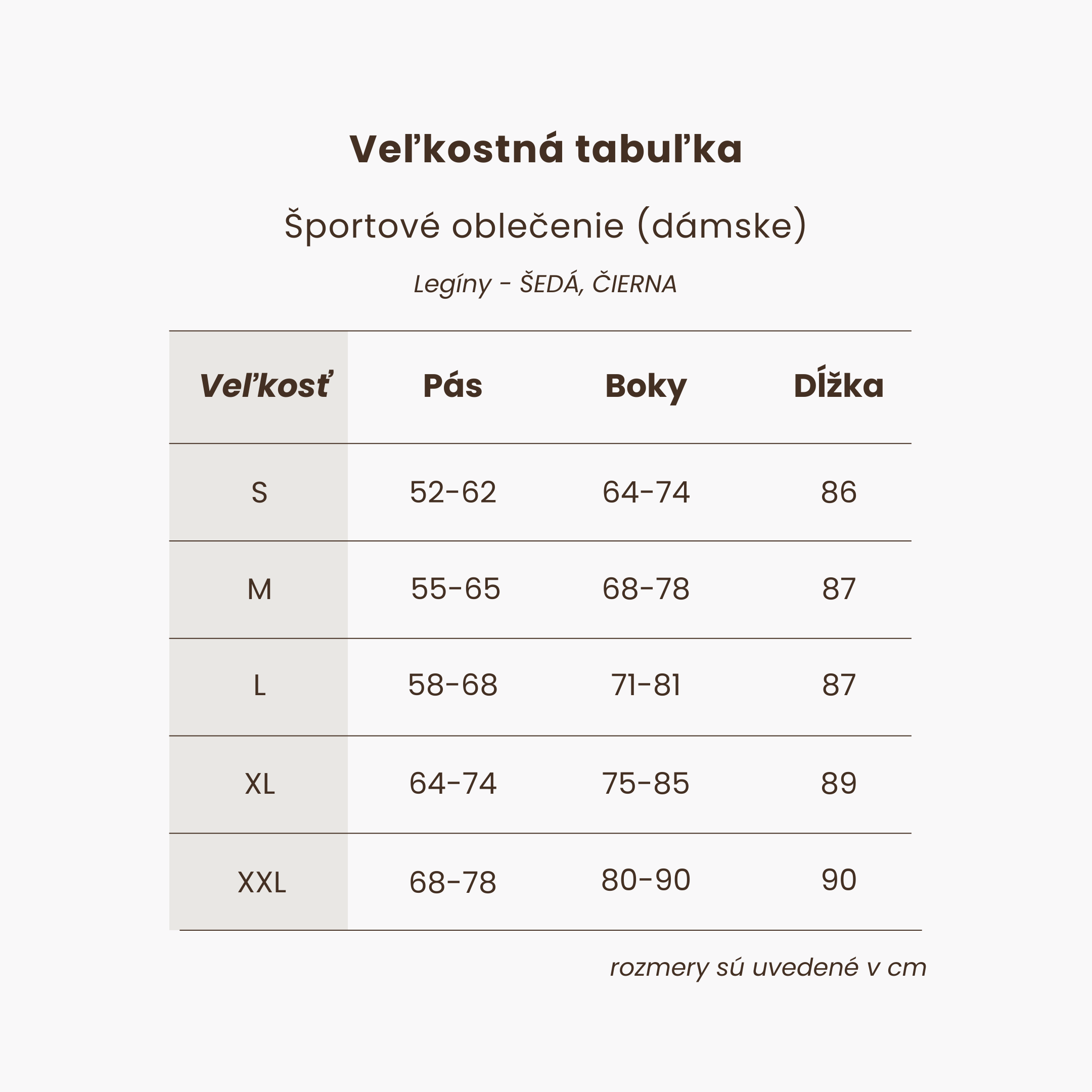 BrainMax magas derekú bordás leggings, egyszerű szürke Méret: XXL Obrázek