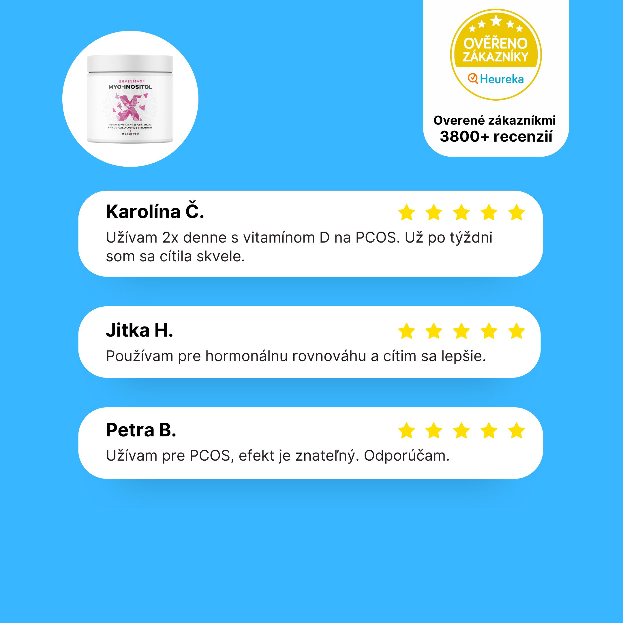 BrainMax Myo-Inositol, 250 g Obrázek