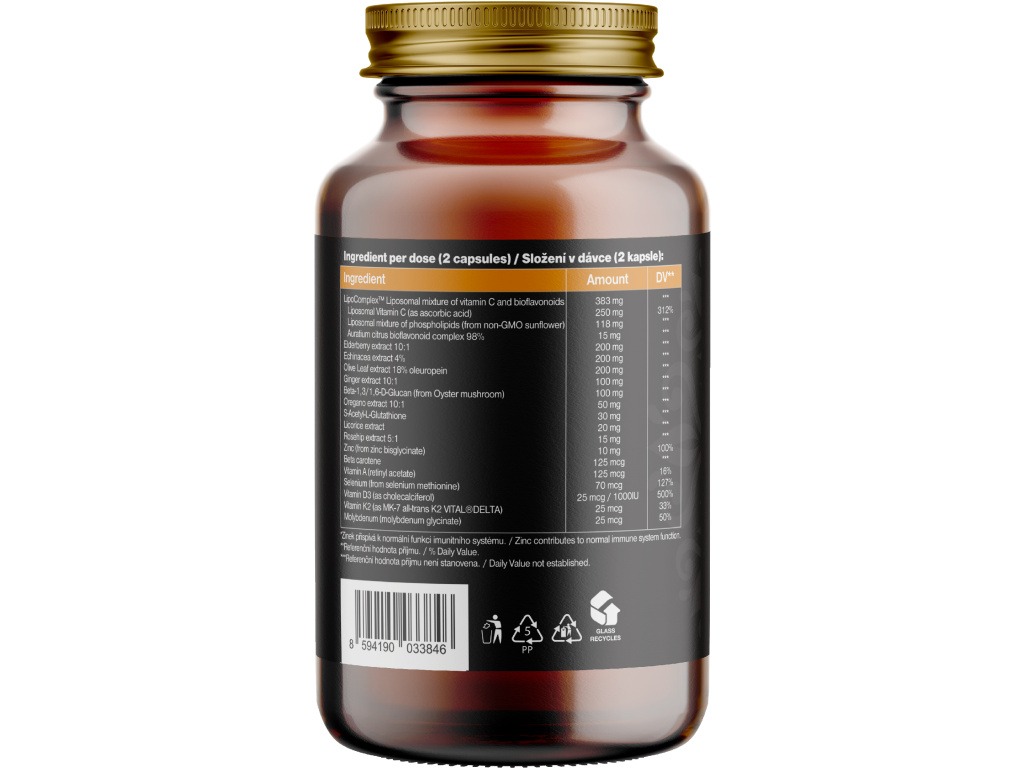 BrainMax IMMUNIZER! 60 rostlinných kapslí Obrázek