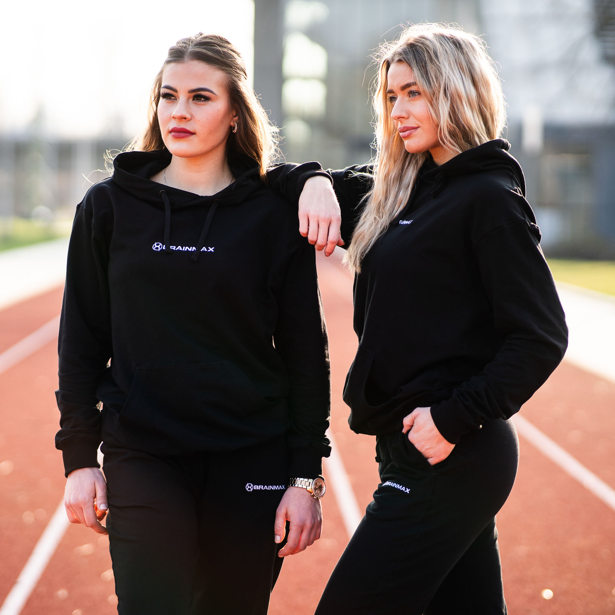 BrainMax tepláky z BIO bavlny, unisex, černá Velikost: S Obrázek