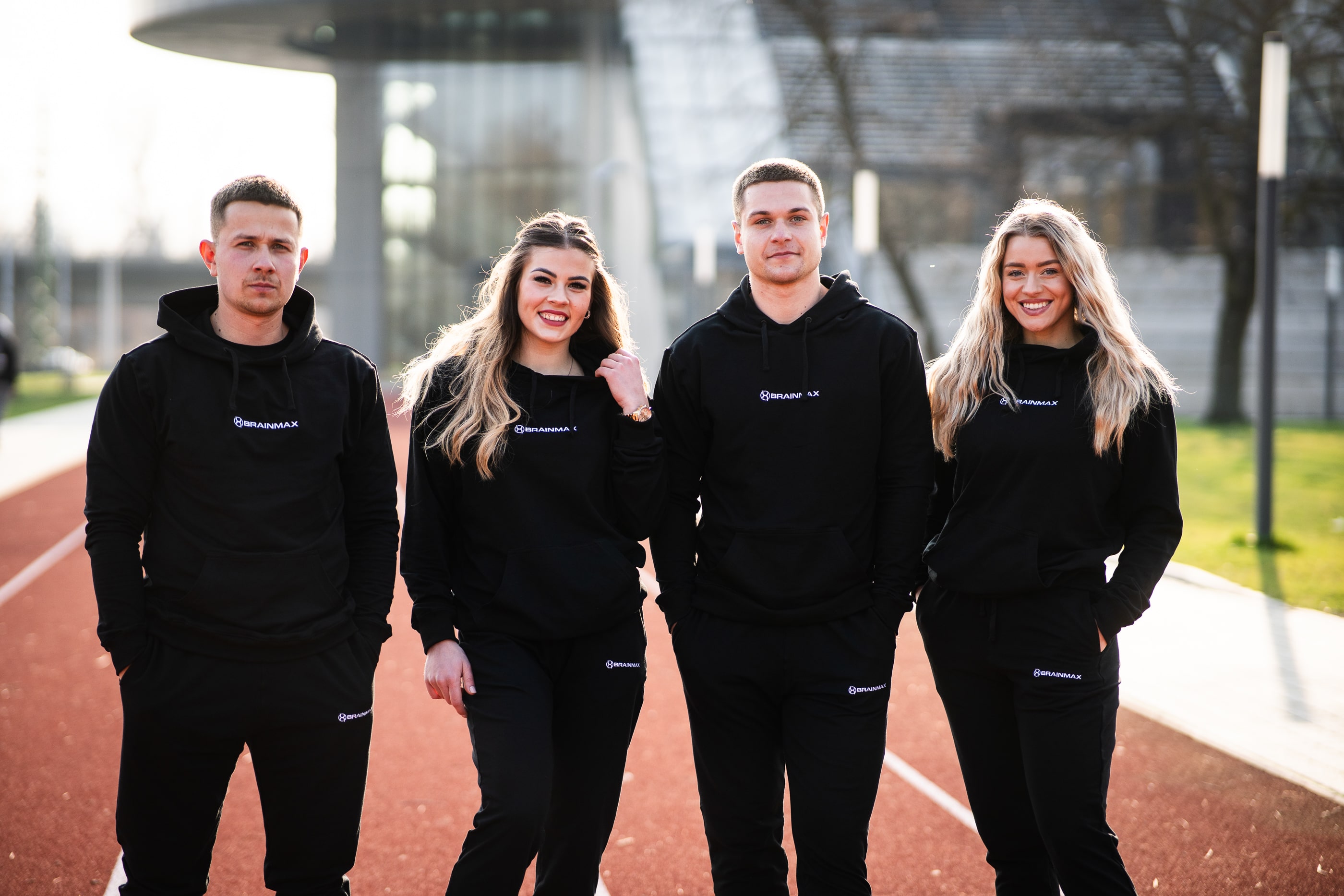 BrainMax tepláky z BIO bavlny, unisex, černá Velikost: S Obrázek