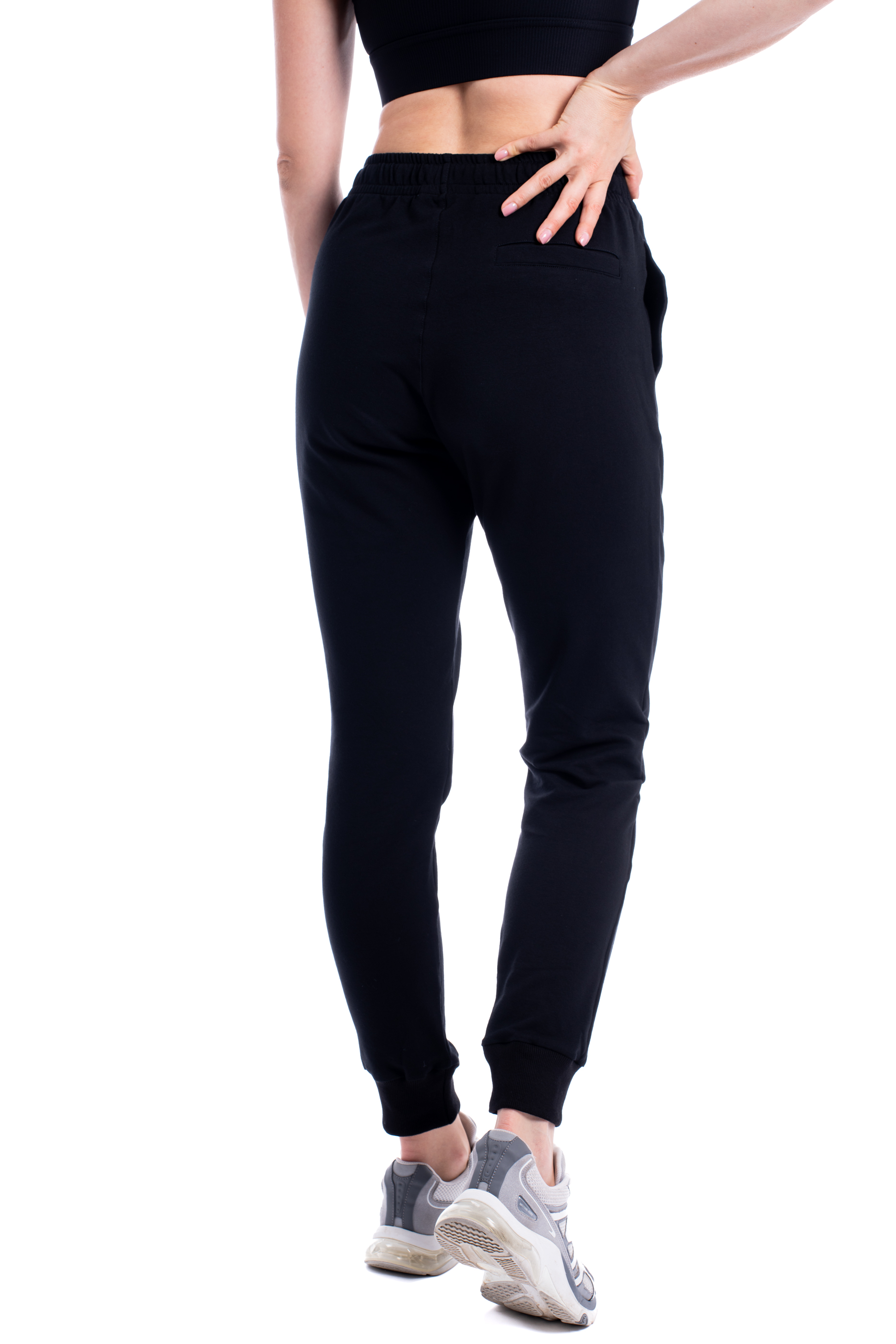 BrainMax tepláky z BIO bavlny, unisex, černá Velikost: S Obrázek