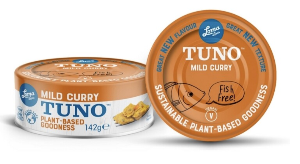 Loma Linda Tuno Mild Curry, Tuňák s jemným kari, vegan, 142 g