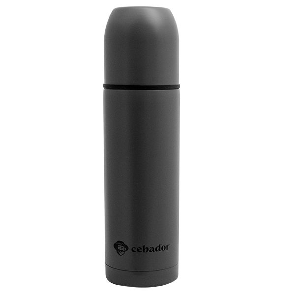 Cebador - Yerbomos 5.0 šedá, termoska a bombilla v jednom, 650 ml Obrázek