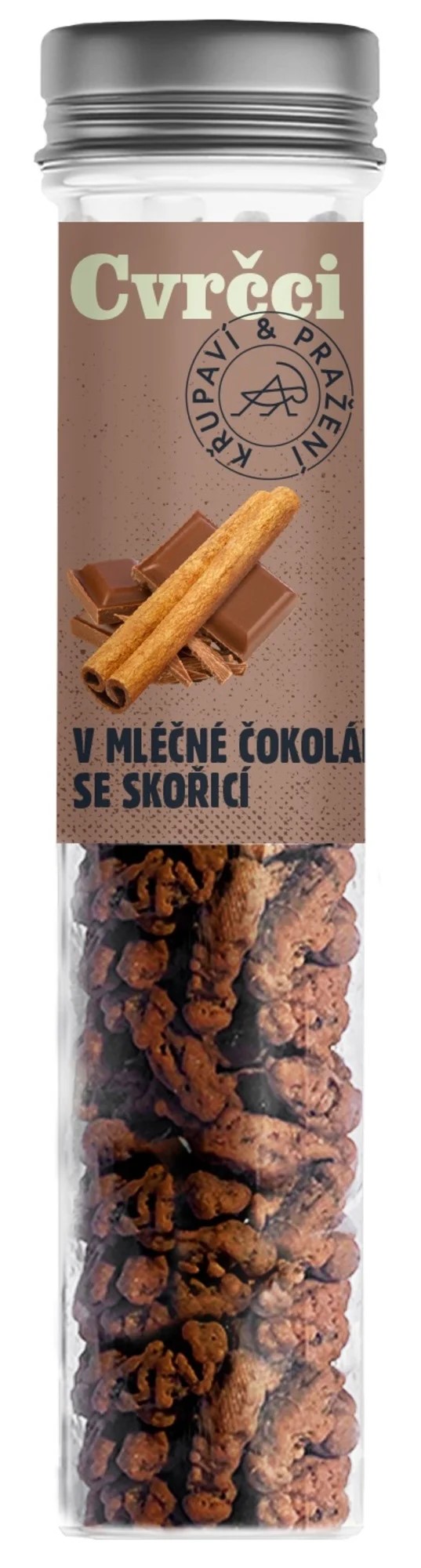 Sens Cvrčci v mléčné čokoládě se skořicí 20 g