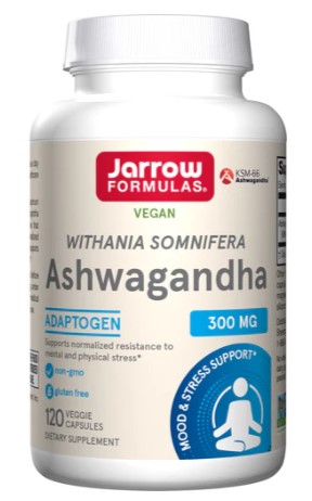 Jarrow Formulas Extrakt z Ashwagandhy (ašvaganda), 300 mg, 120 kapslí Obrázek