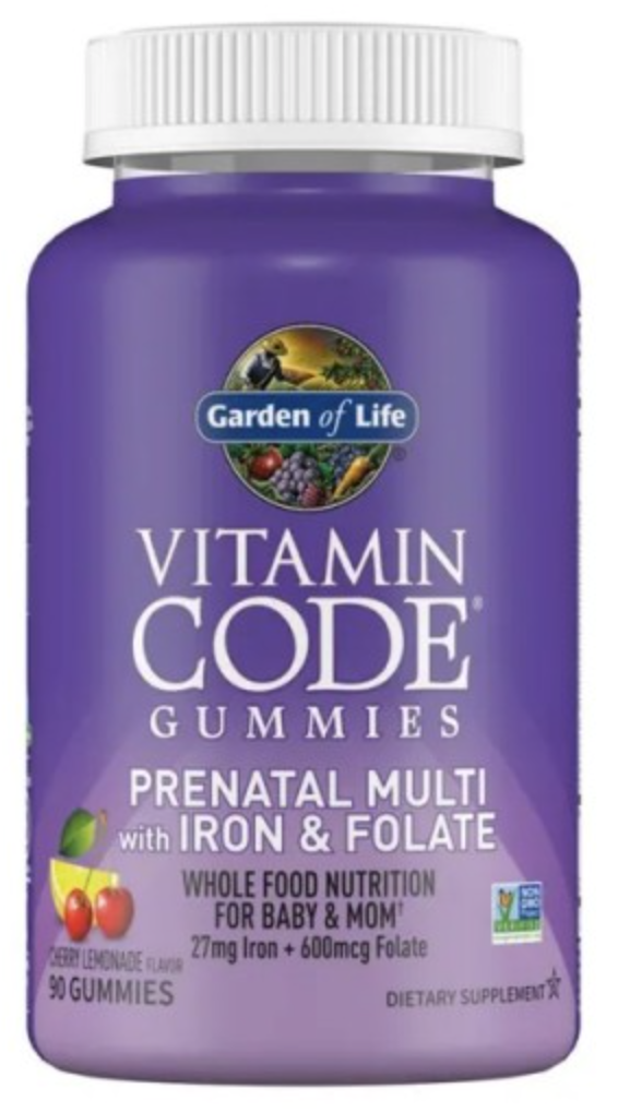 Garden of Life Vitamin Code Prenatální multivitamín s železem a kyselinou listovou - Medvídci 90 ks