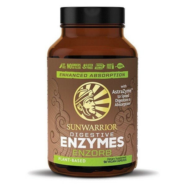 Sunwarrior Enzorb Digestive Enzymes 90 V-Caps, Trávicí enzymy, 90 Vegan kapslí Obrázek