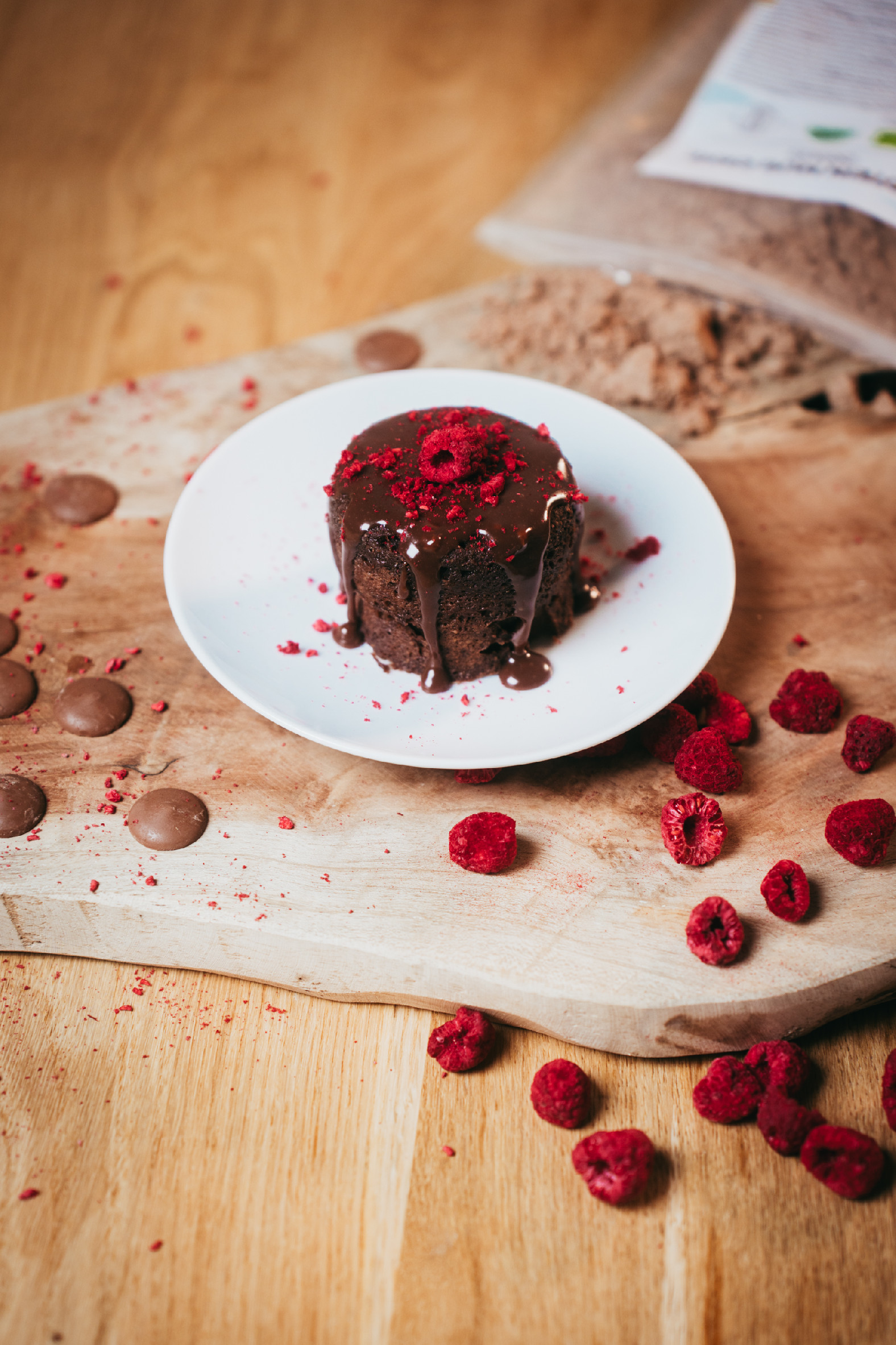 BrainMax Pure Protein Mug Cake, Chocolate, BIO, 350 g Obrázek