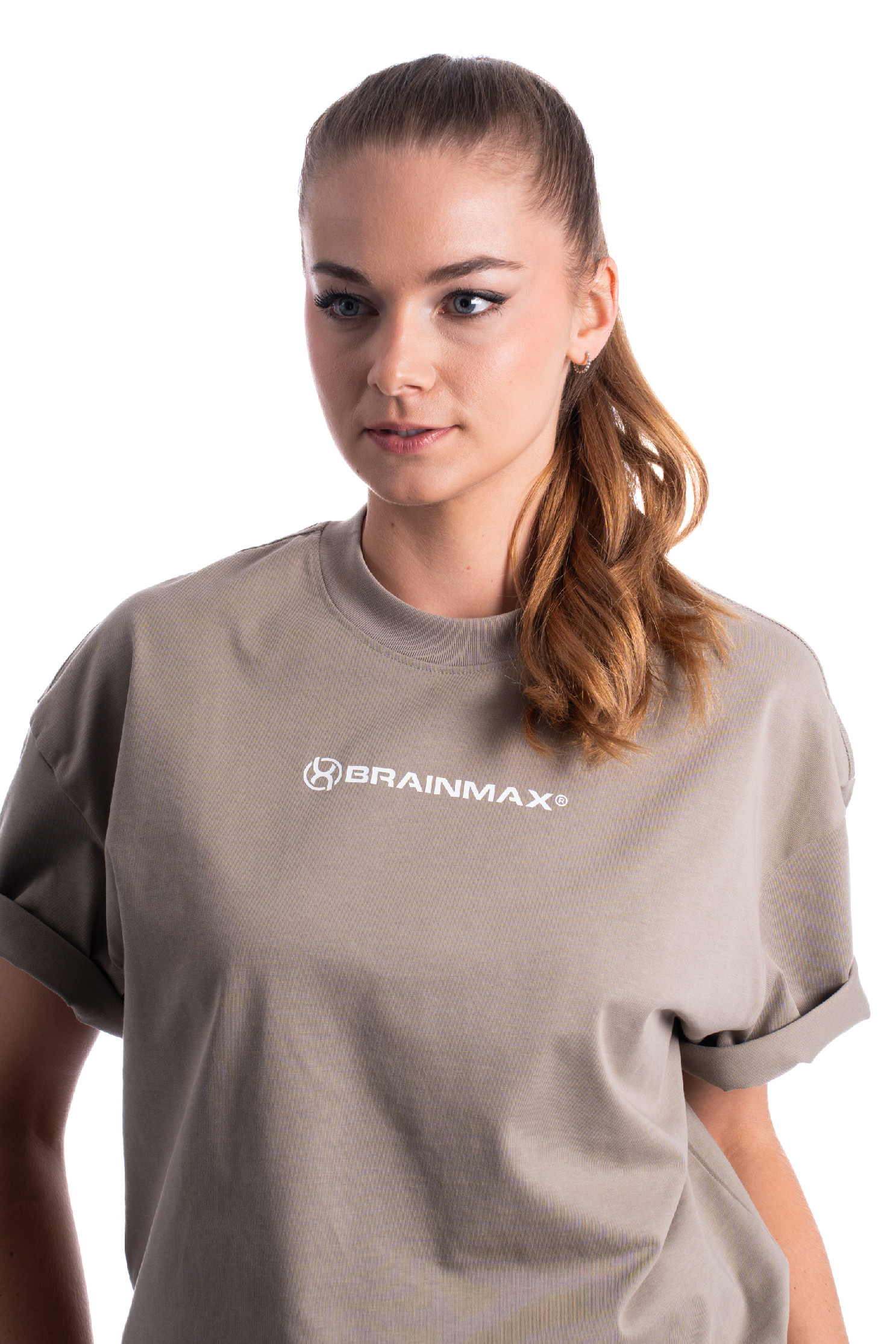 BrainMax bavlněné oversized triko & kraťasy set, šedá Velikost: M Obrázek