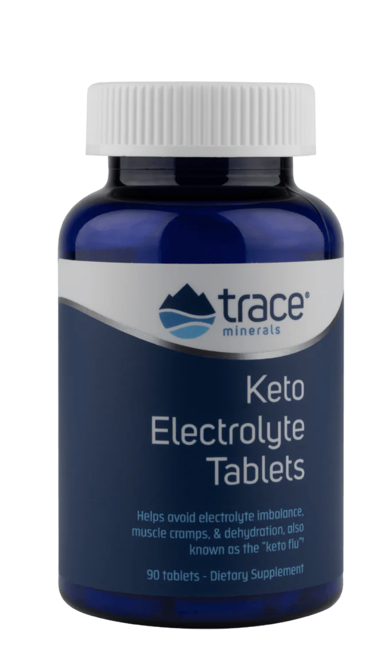 Trace Minerals Keto Electrolyt Tablets, elektrolyty, 90 tablet Obrázek