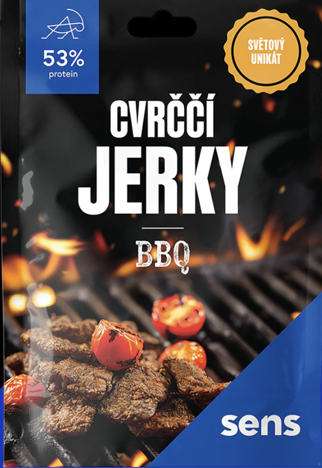 Sens Cvrččí jerky, příchuť BBQ, 25 g Obrázek