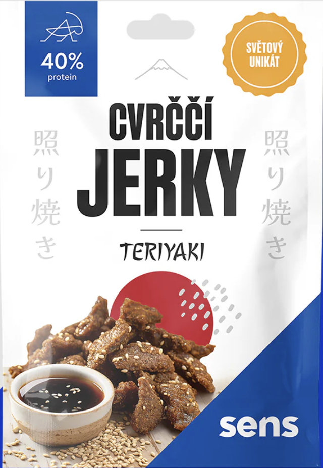 Sens Cvrččí jerky, příchuť teriyaki, 25 g Obrázek
