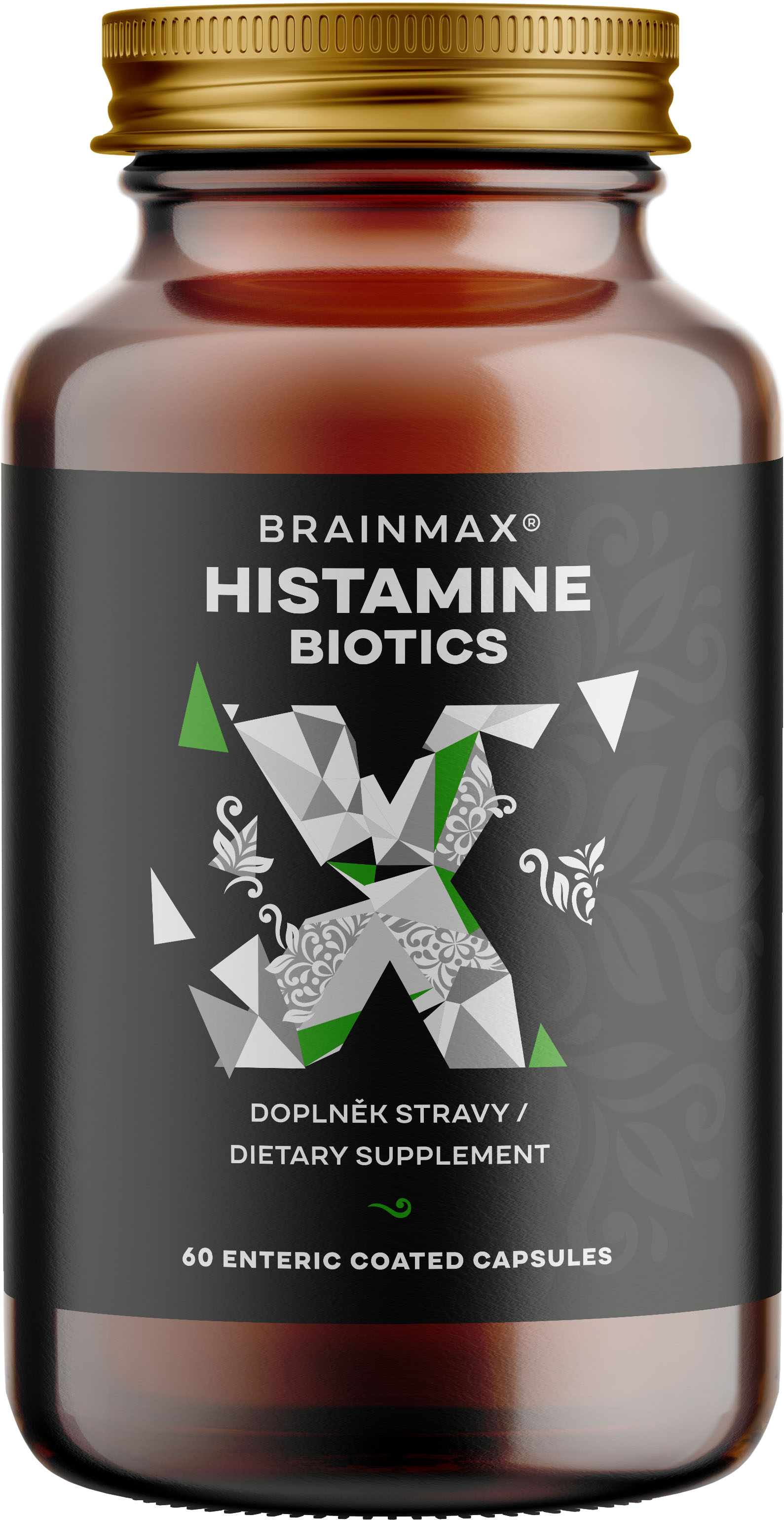 BrainMax Histamine Biotics, Histamin Probiotika, 60 enterosolventních kapslí Obrázek