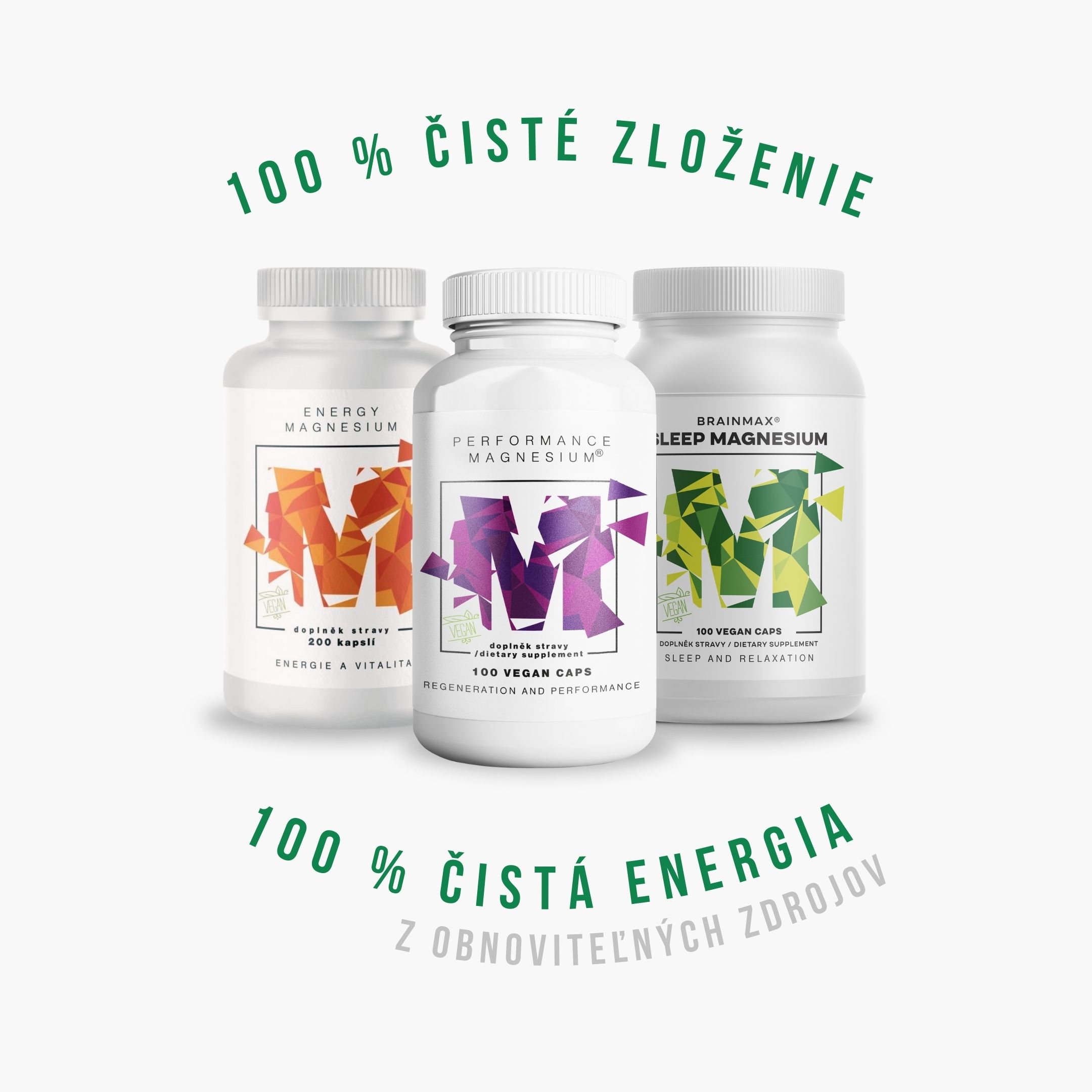 BrainMax Energy Magnesium®, 1000 mg, Hořčík Malát 200 mg, 100 kapslí Obrázek