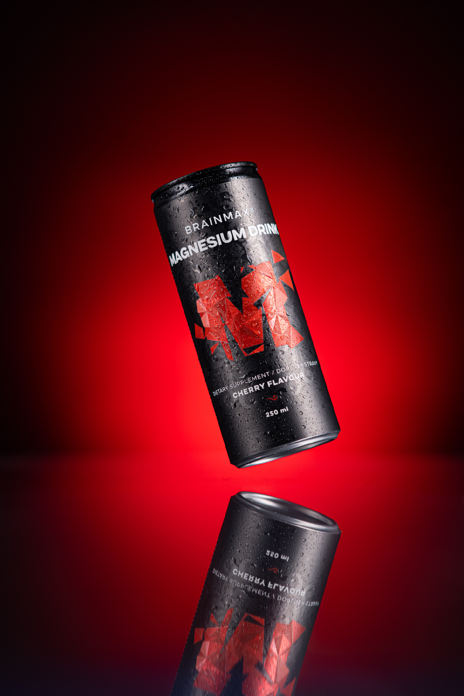 BrainMax Magnesium drink 375 mg, hořčík, 250 ml Příchuť: Třešeň Obrázek