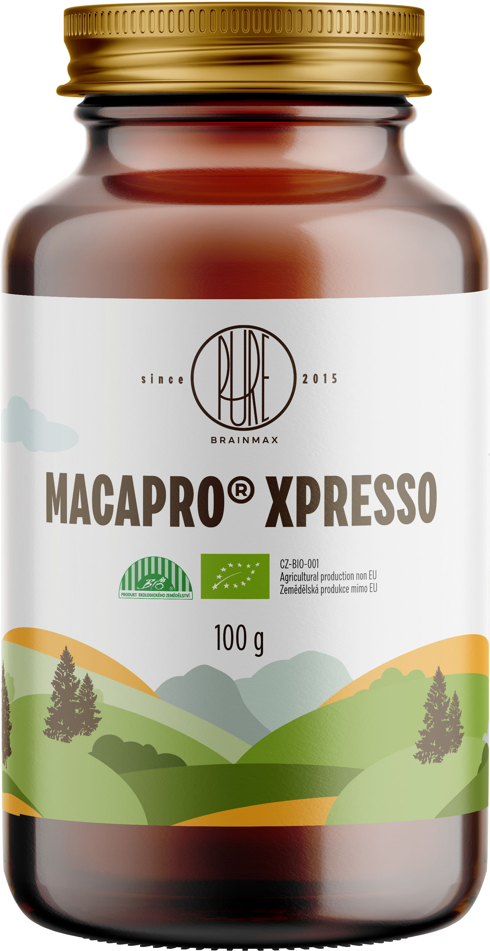 BrainMax Pure MacaPro® XPresso, BIO, 100 g Obrázek