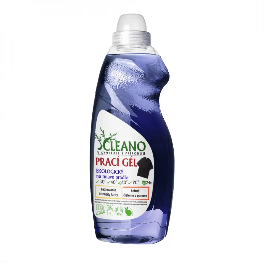 Cleano Prací Gel, Ekologický, na tmavé prádlo, 1,5 L Obrázek